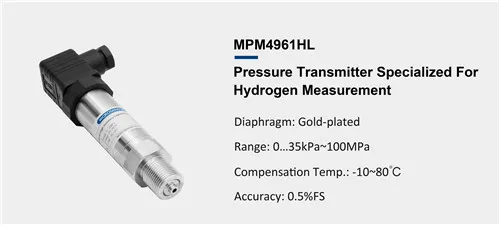 transmetteur de pression pour la mesure de l'hydrogène MPM4961HL