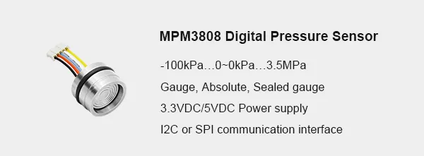 Capteur de pression I2C MPM3808