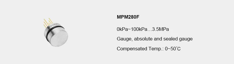 Capteur de pression MPM280F de Φ19 x 13,5 mm