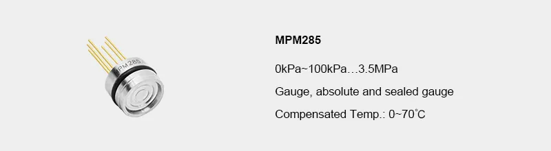 Capteur de pression MPM285 de Φ15 x 10,5 mm