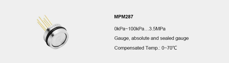 Capteur de pression MPM287 de Φ17 x 9 mm