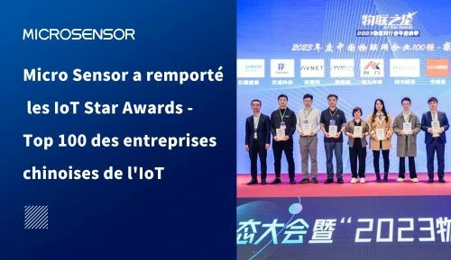 Micro Sensor Won the IoT Star Awards-Top 100 Chinese IoT Enterprises